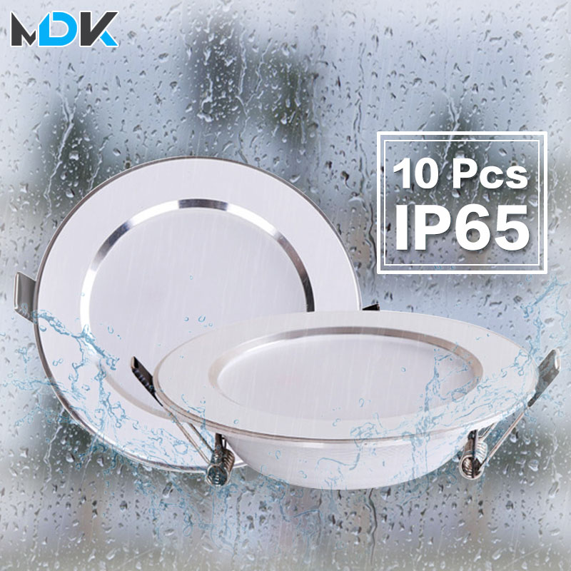 Outdoor Lighting Under Roof - 10 pièces Lot Dimmable LED étanche