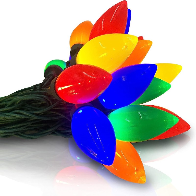Outdoor Lighting On Trees - ABLJ Guirlande lumineuse LED multicolore pour