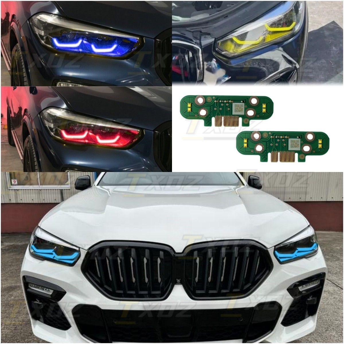 Outdoor Lighting Yellow - Panneaux LED DRL sans Laser pour