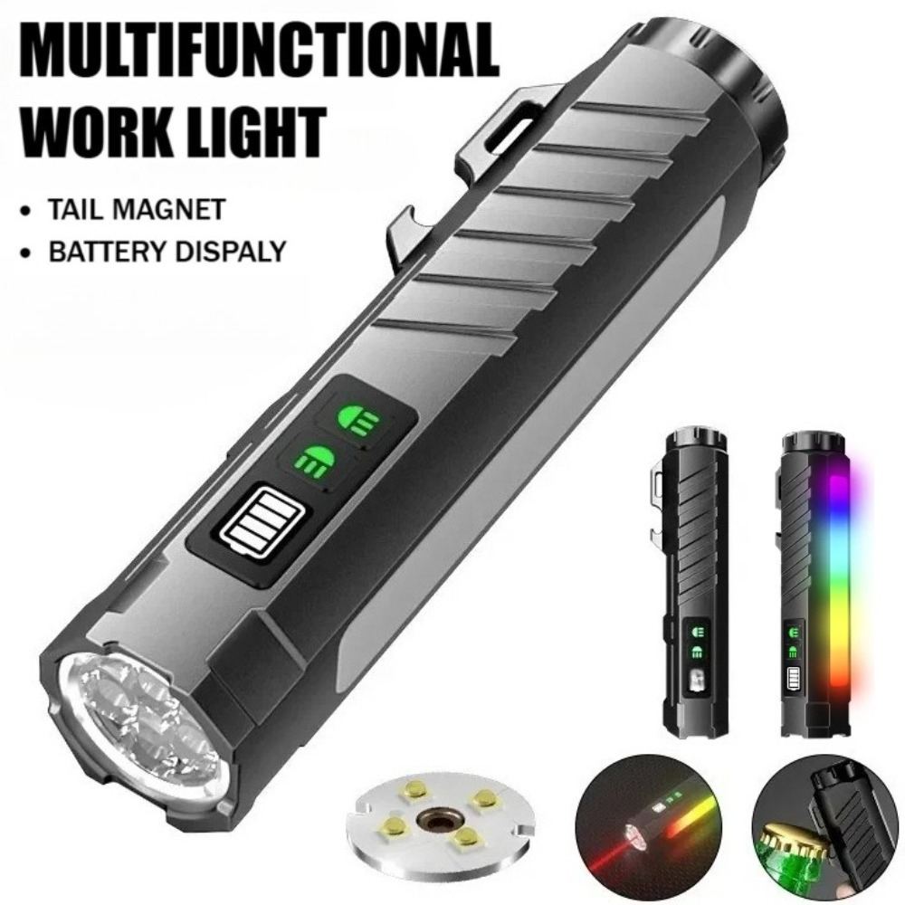 Outdoor Lighting House - Lampe torche LED multifonctionnelle à lumière