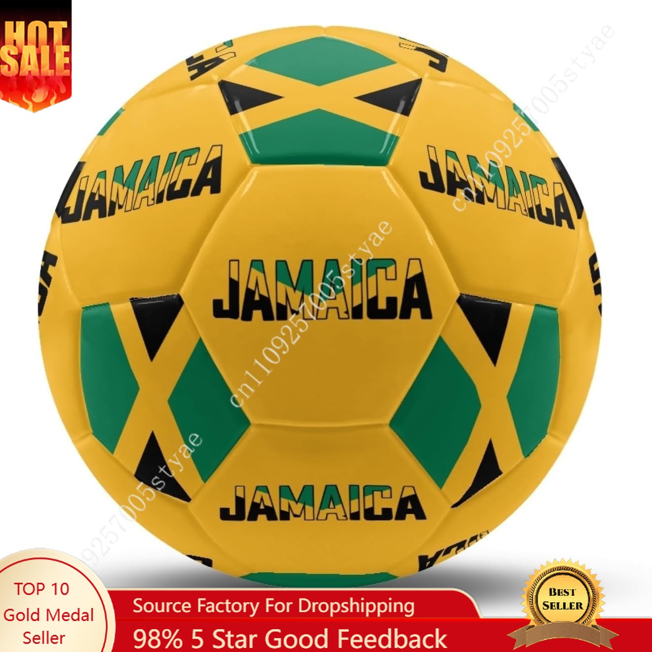 Outdoor Lighting Jamaica - Ballon de football en cuir avec