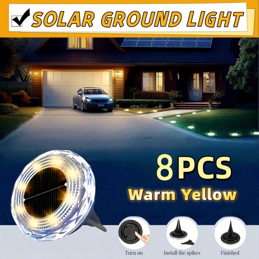 Outdoor Lighting On Trees - 8 lampes solaires à LED pour