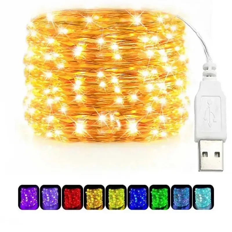 Lighting Wedding Outdoor - Guirlande lumineuse LED USB en fil