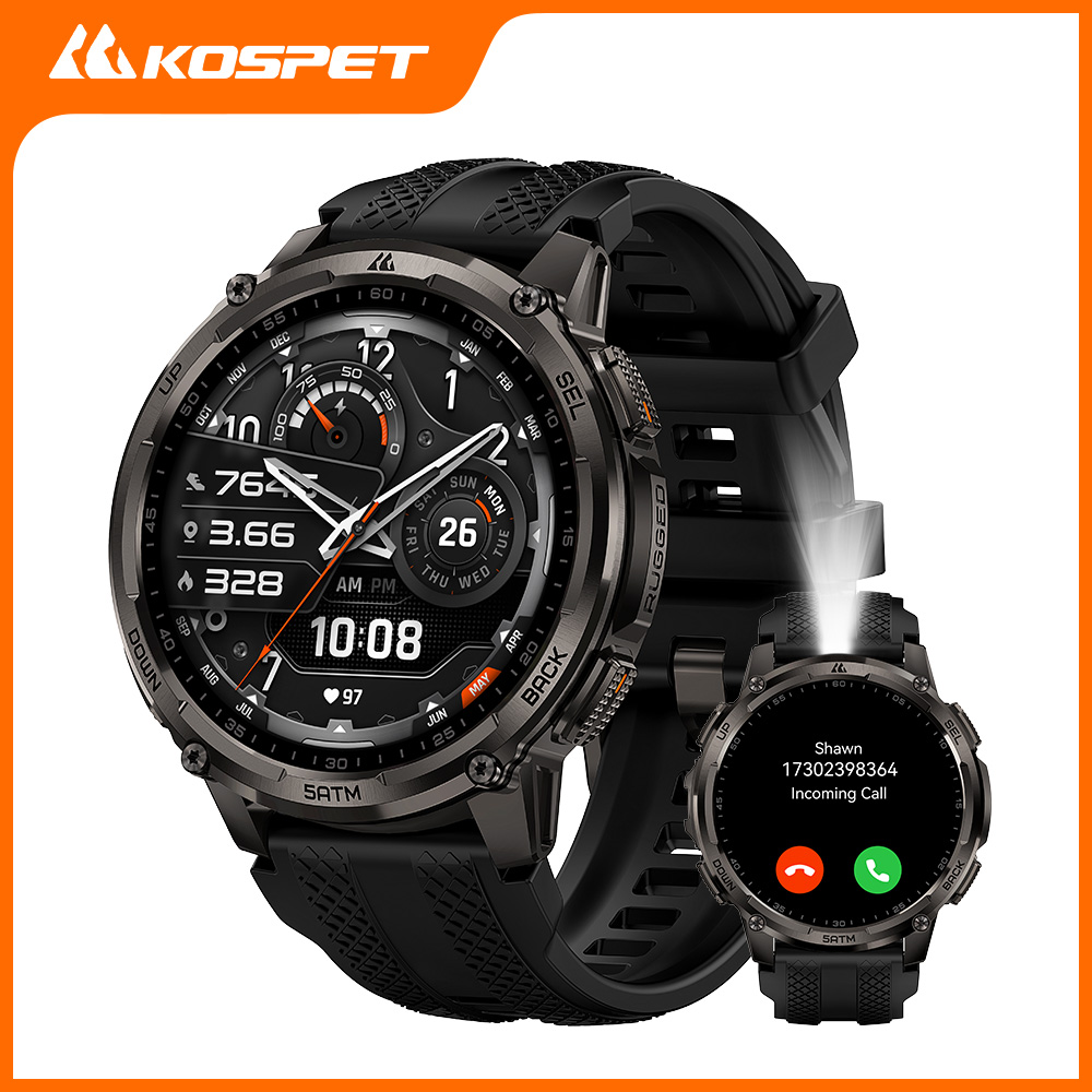 Outdoor Lighting For Steps - KOSPET TANK T4C Montre connectée robuste