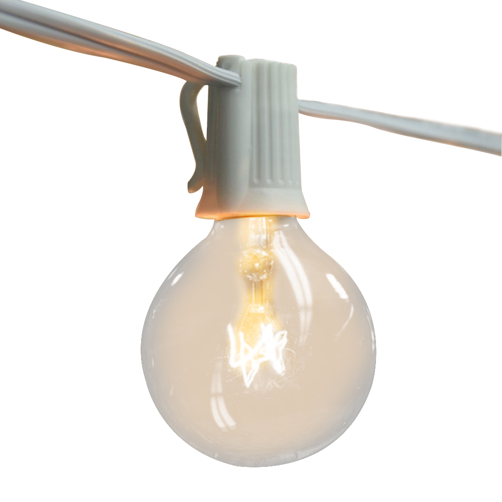Lighting Wedding Outdoor - Guirlande lumineuse vintage G40 avec ampoules