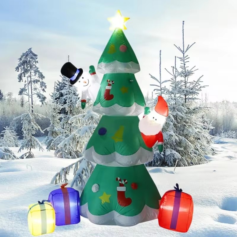 Outdoor Lighting Uk - Jouets de décoration gonflables pour arbre