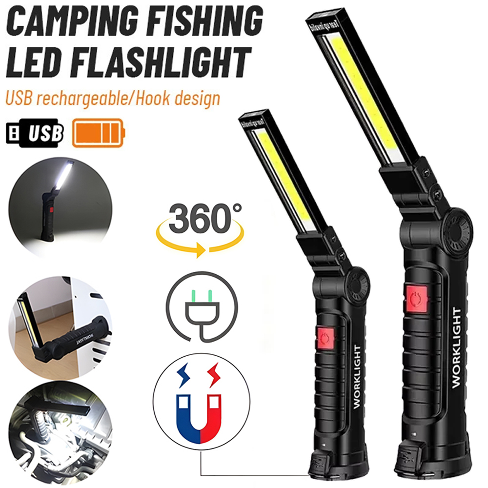 Outdoor Lighting House - Lampe de poche LED COB, torche