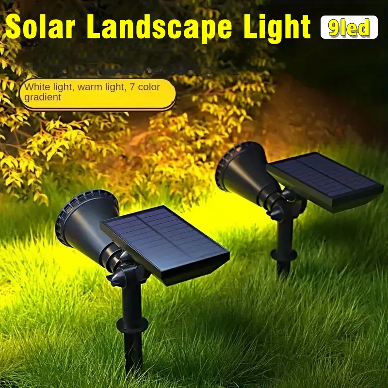Outdoor Lighting On Trees - Projecteur LED solaire, lumière paysagère extérieure