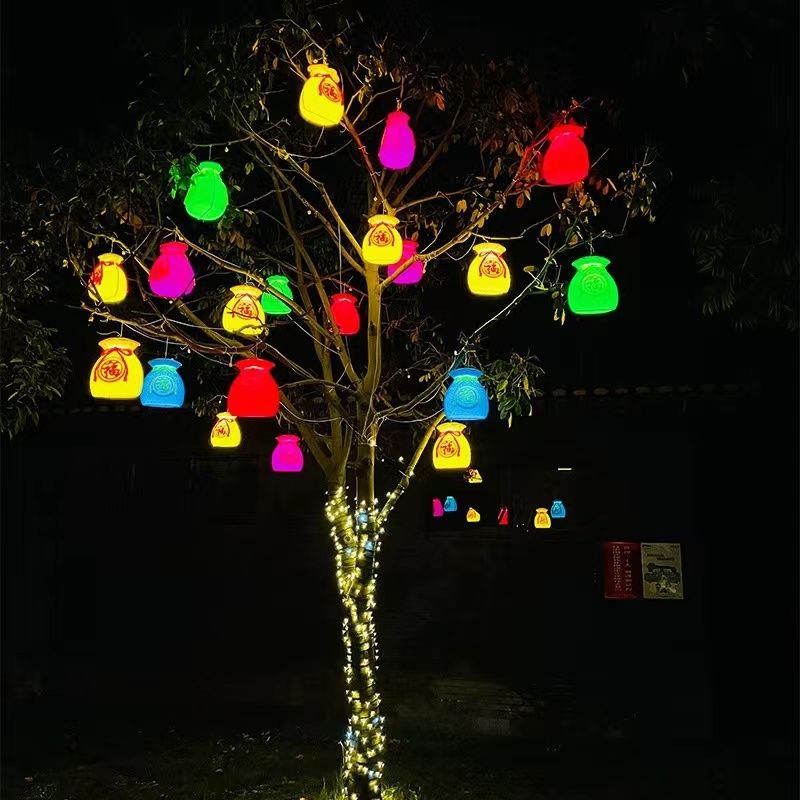 Lanternes sac porte-bonheur, s - Outdoor Lighting On Trees avis et prix
