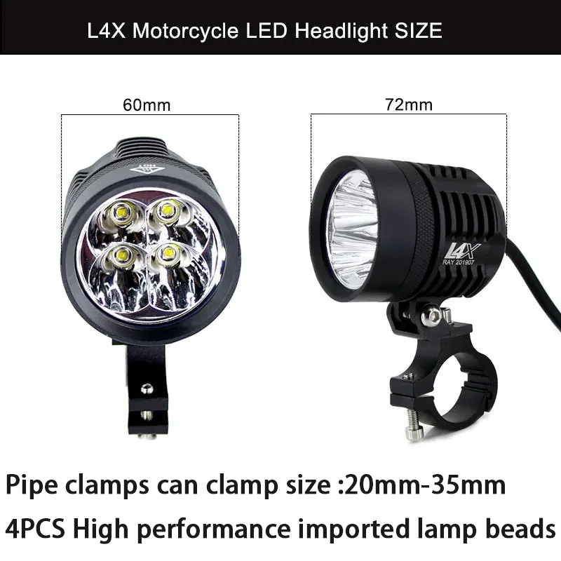 Phare de moto à LED bicolore,  - Outdoor Lighting Yellow avis et prix