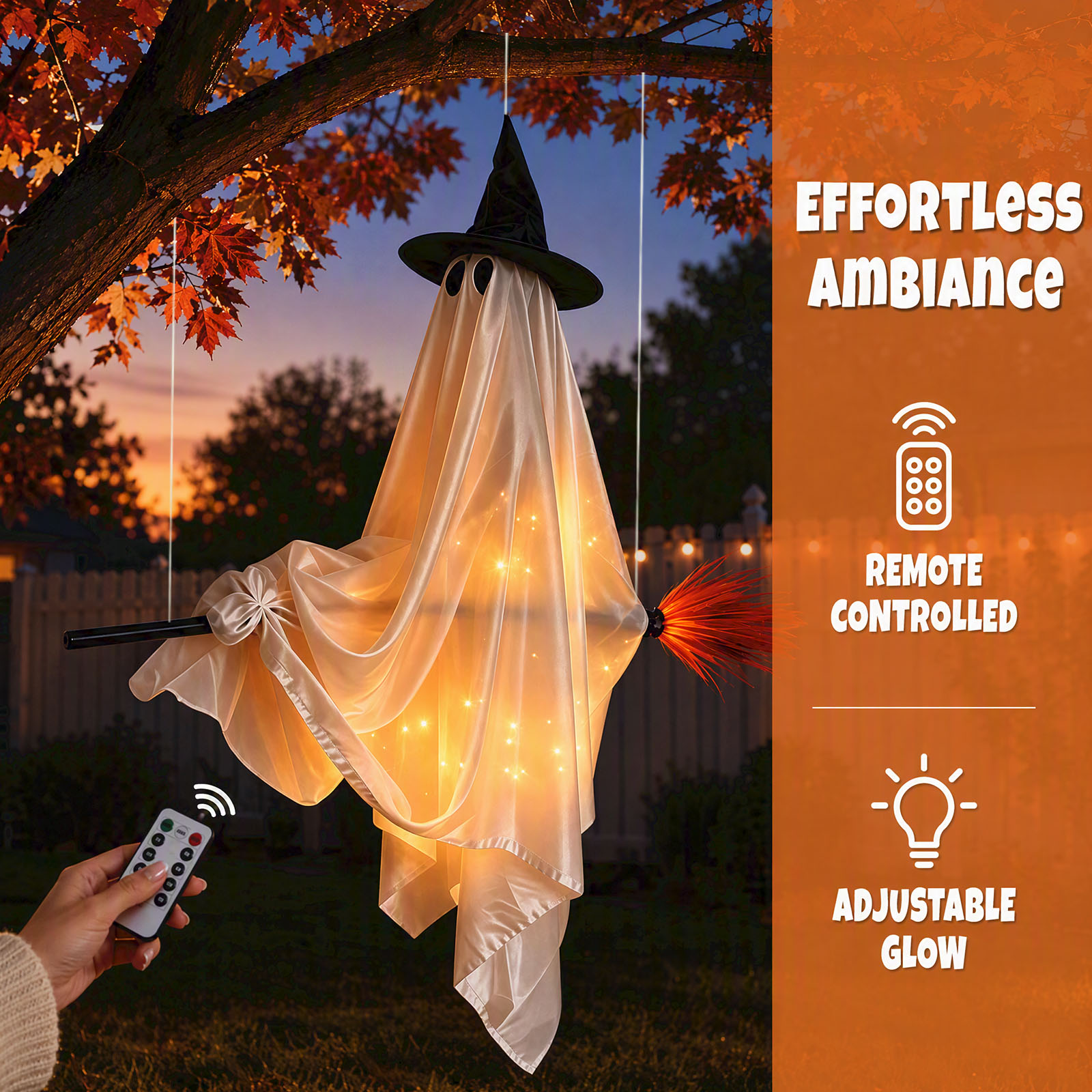 Décoration suspendue d'Hallowe - Outdoor Lighting On Trees avis et prix