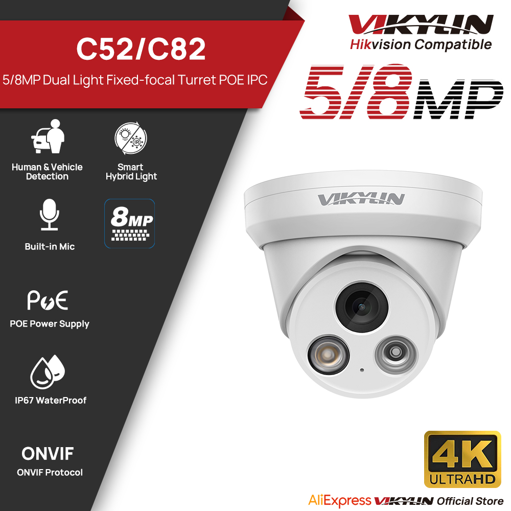 Caméra IP VIKYLIN 5/8MP 4K à d - Outdoor Lighting Under Roof avis et prix