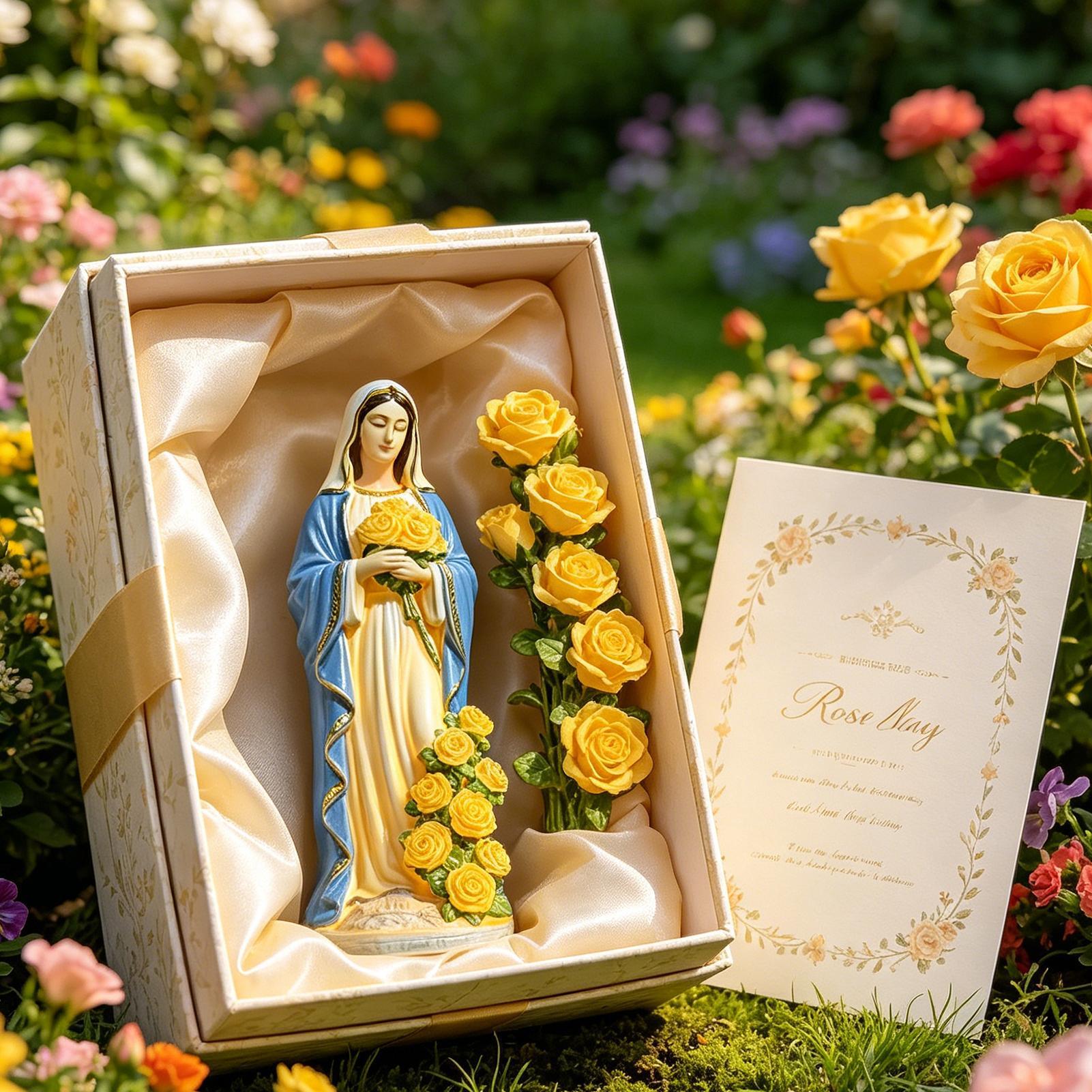 Statue solaire de la Vierge Ma - Outdoor Lighting House avis et prix