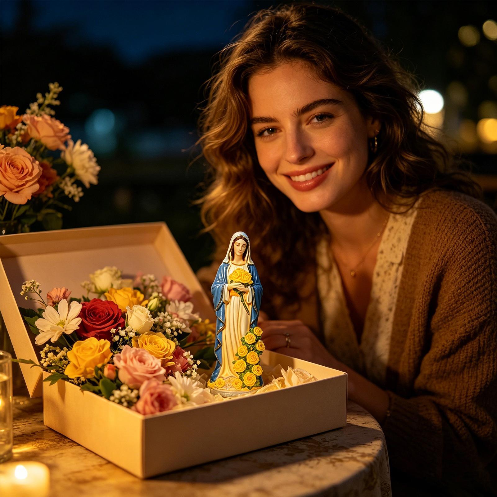 Statue solaire de la Vierge Ma - Outdoor Lighting House avis et prix
