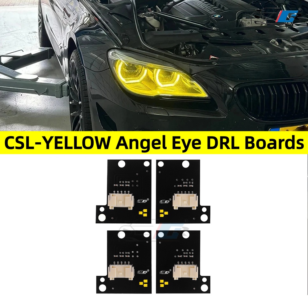Modules LED DRL Angel Eye jaun - Outdoor Lighting Yellow avis et prix
