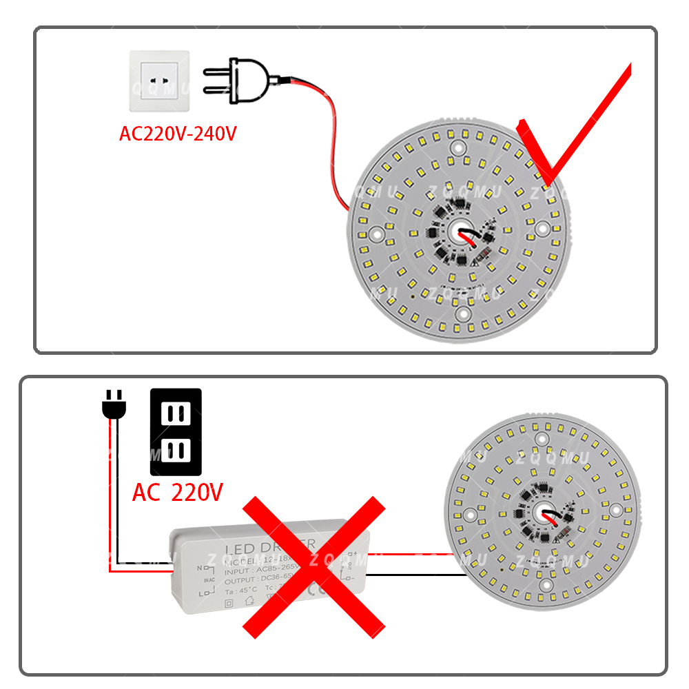 Plafonnier LED rond sans drive - Outdoor Lighting Under Roof avis et prix