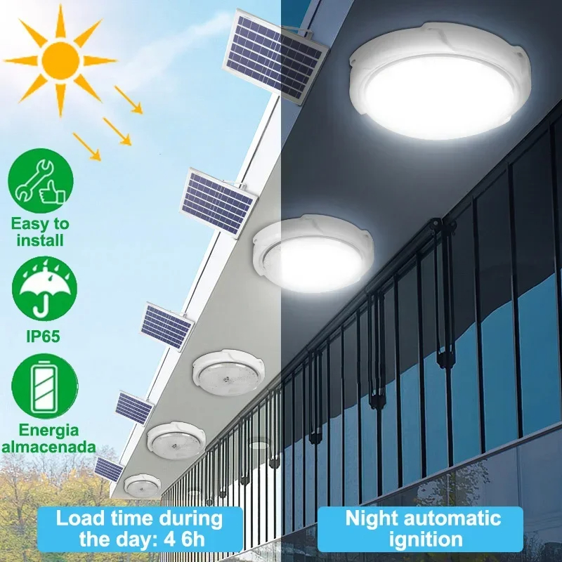 Plafonnier solaire LED étanche - Outdoor Lighting Under Roof avis et prix