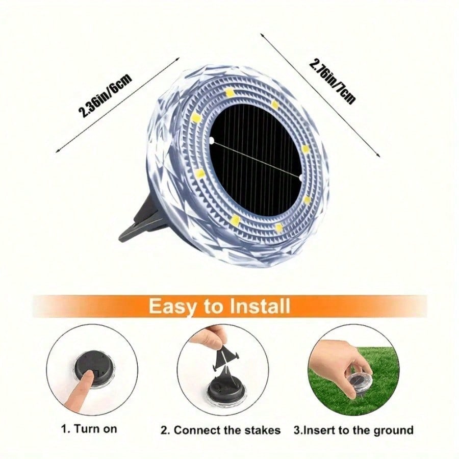 8 lampes solaires à LED pour l - Outdoor Lighting On Trees avis et prix
