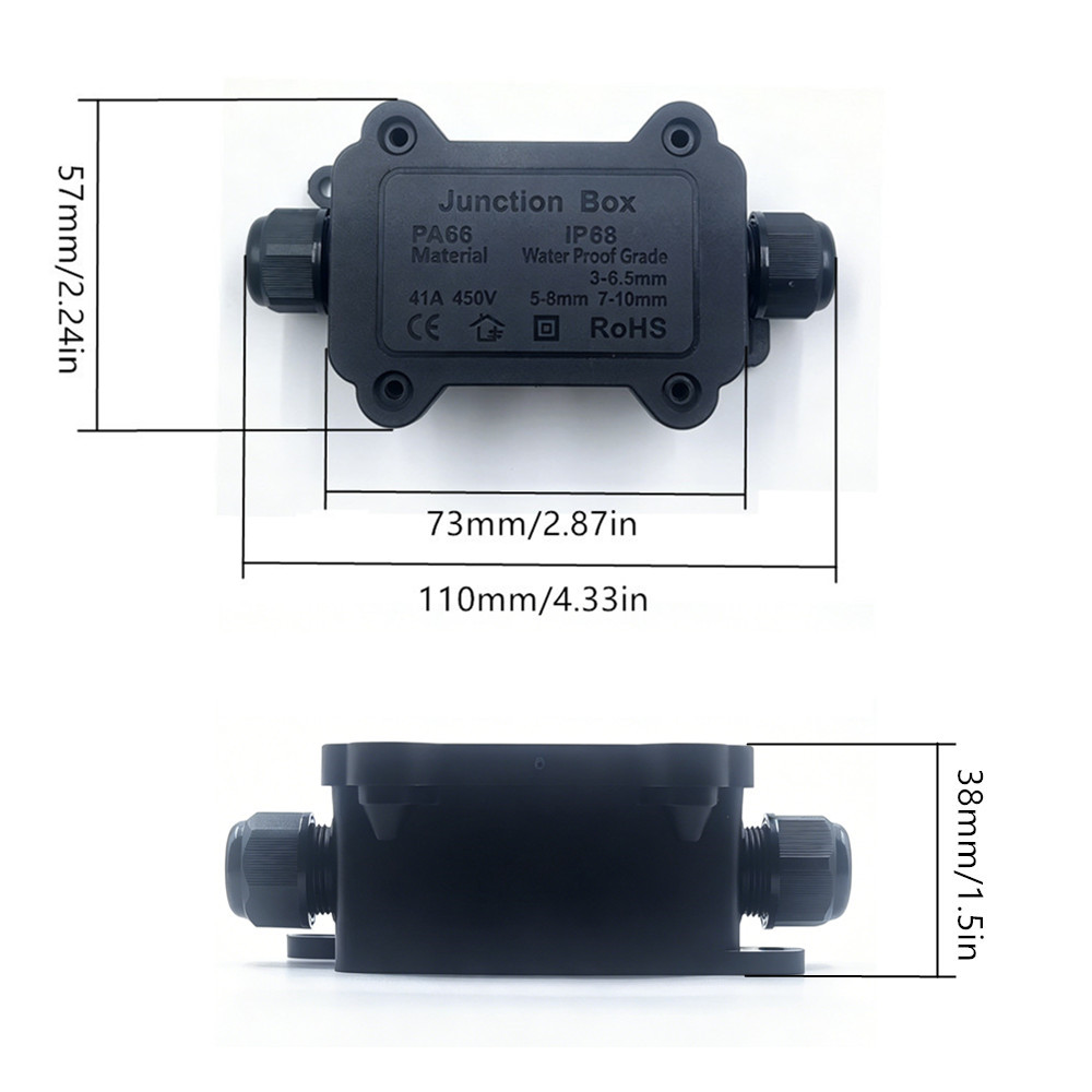 Boîte de jonction étanche IP68 - Outdoor Lighting Junction avis et prix