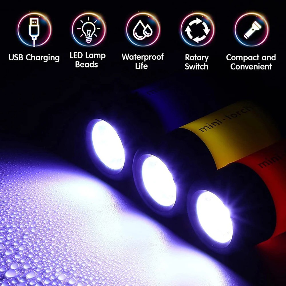 Mini lampe de poche rechargeab - Outdoor Lighting Nearby avis et prix