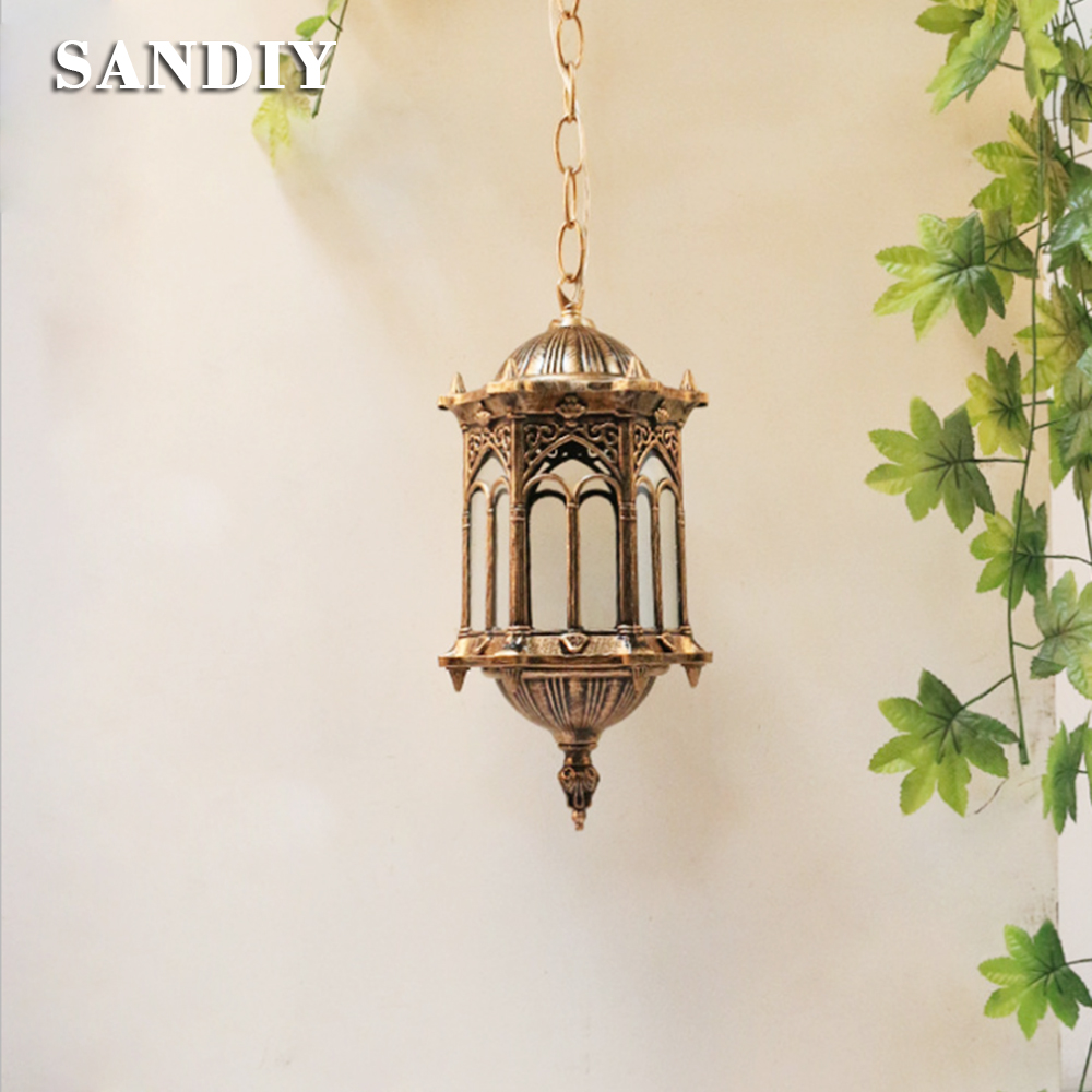 SANDIY lampe à suspension exté - Outdoor Lighting Chandelier avis et prix