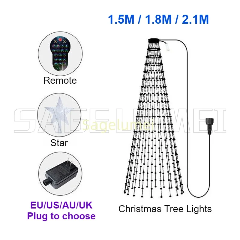 RGBIC 400LED s lumières de noë - Outdoor Lighting Uk avis et prix