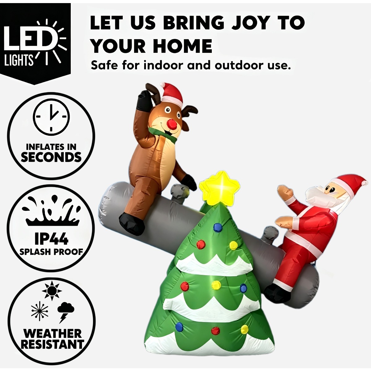 Jouets gonflables de Noël, Pèr - Outdoor Lighting On Trees avis et prix