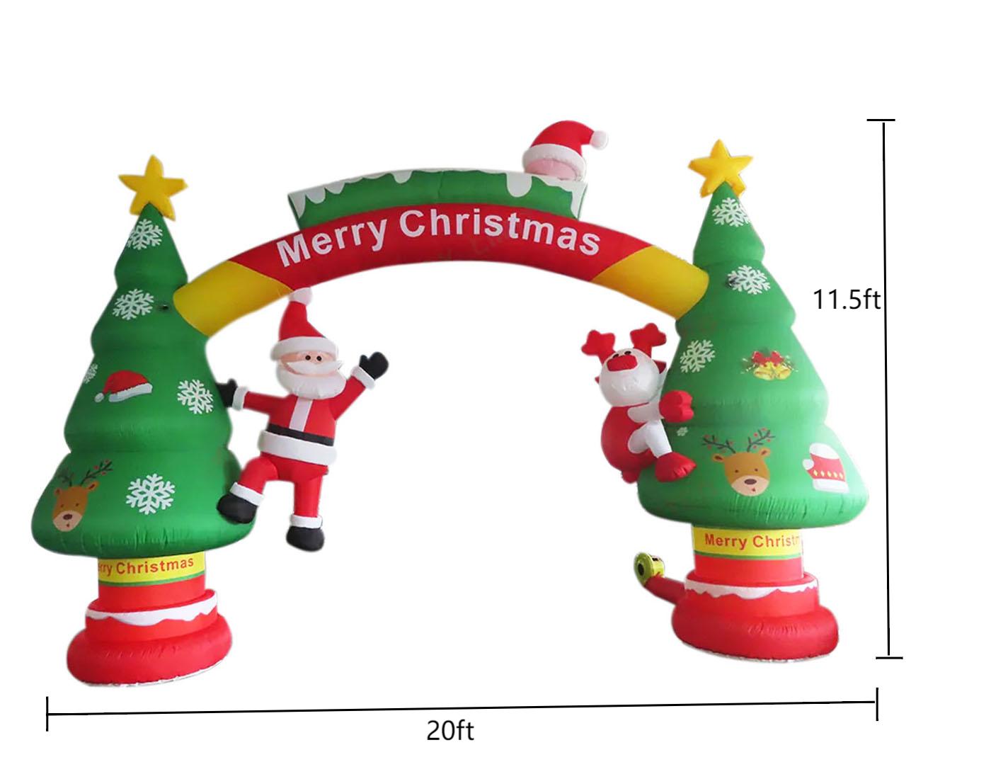 Arche gonflable de Noël avec P - Outdoor Lighting On Trees avis et prix