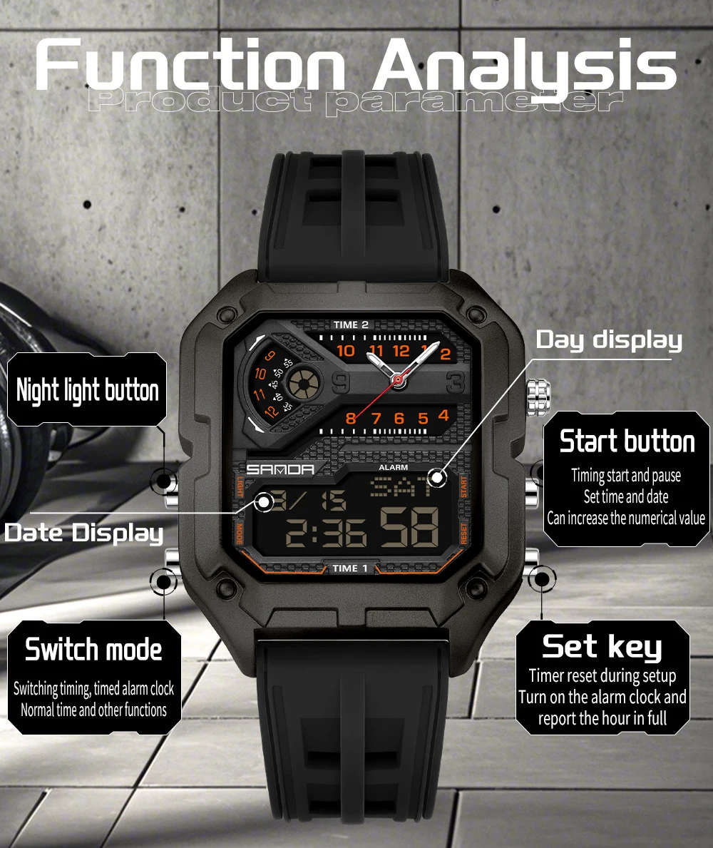 Montre électronique multifonct - Outdoor Lighting For Steps avis et prix