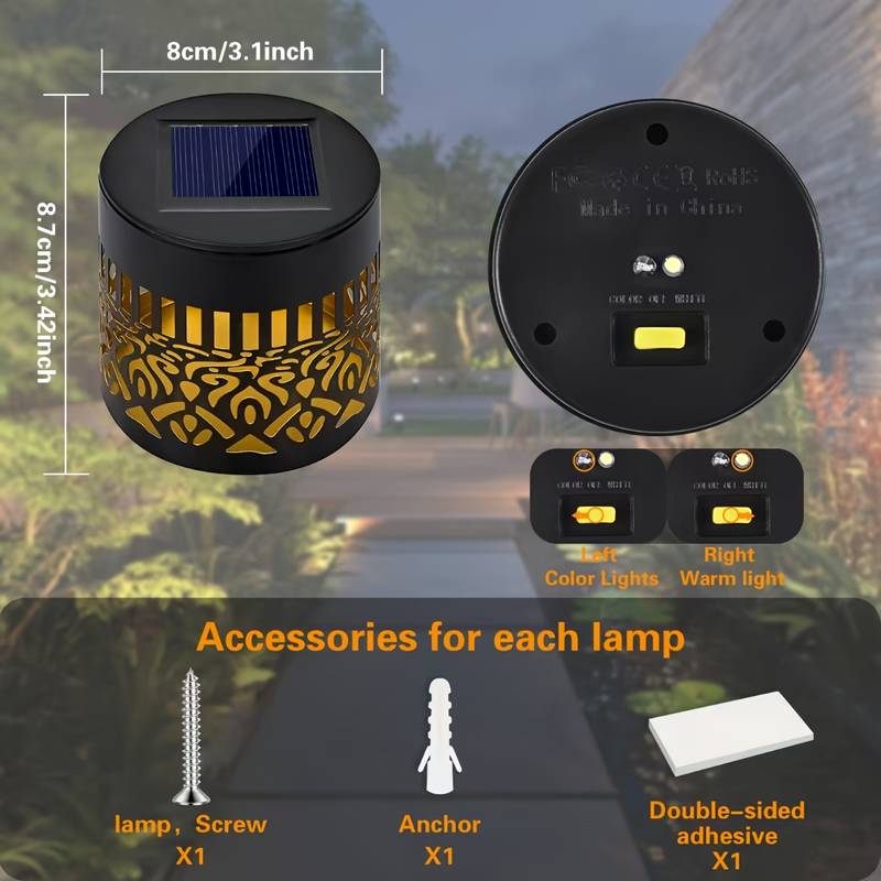Lot de 2 lampes solaires de ja - Outdoor Lighting Yellow avis et prix