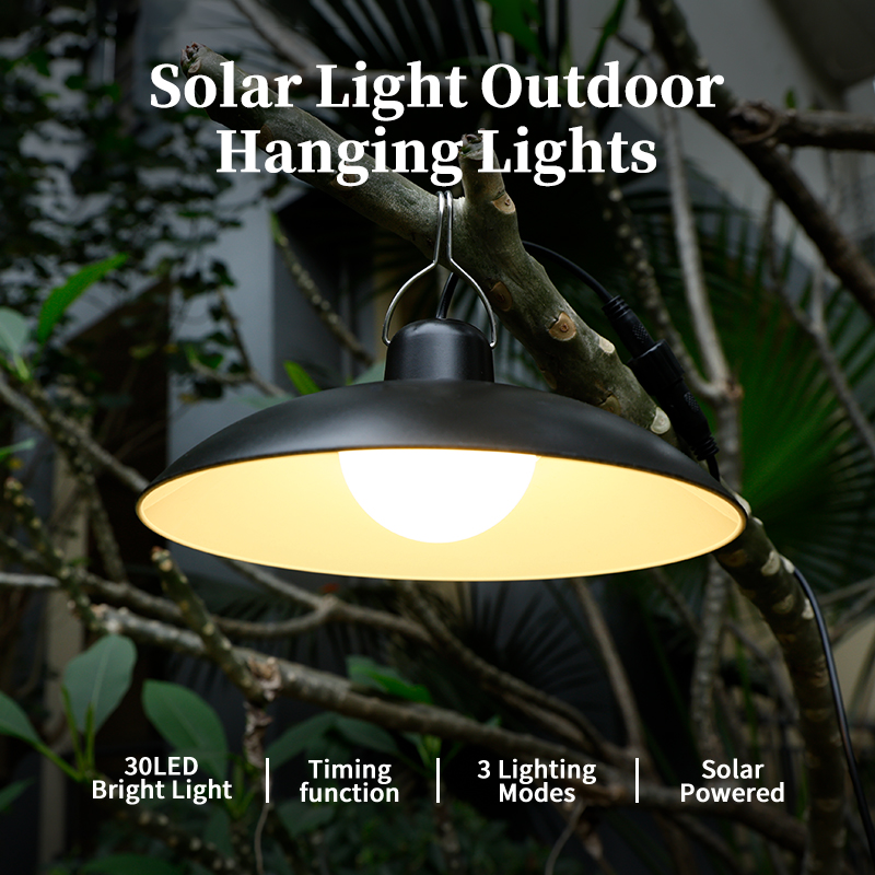Lampe solaire suspendue à tête - Outdoor Lighting Chandelier avis et prix