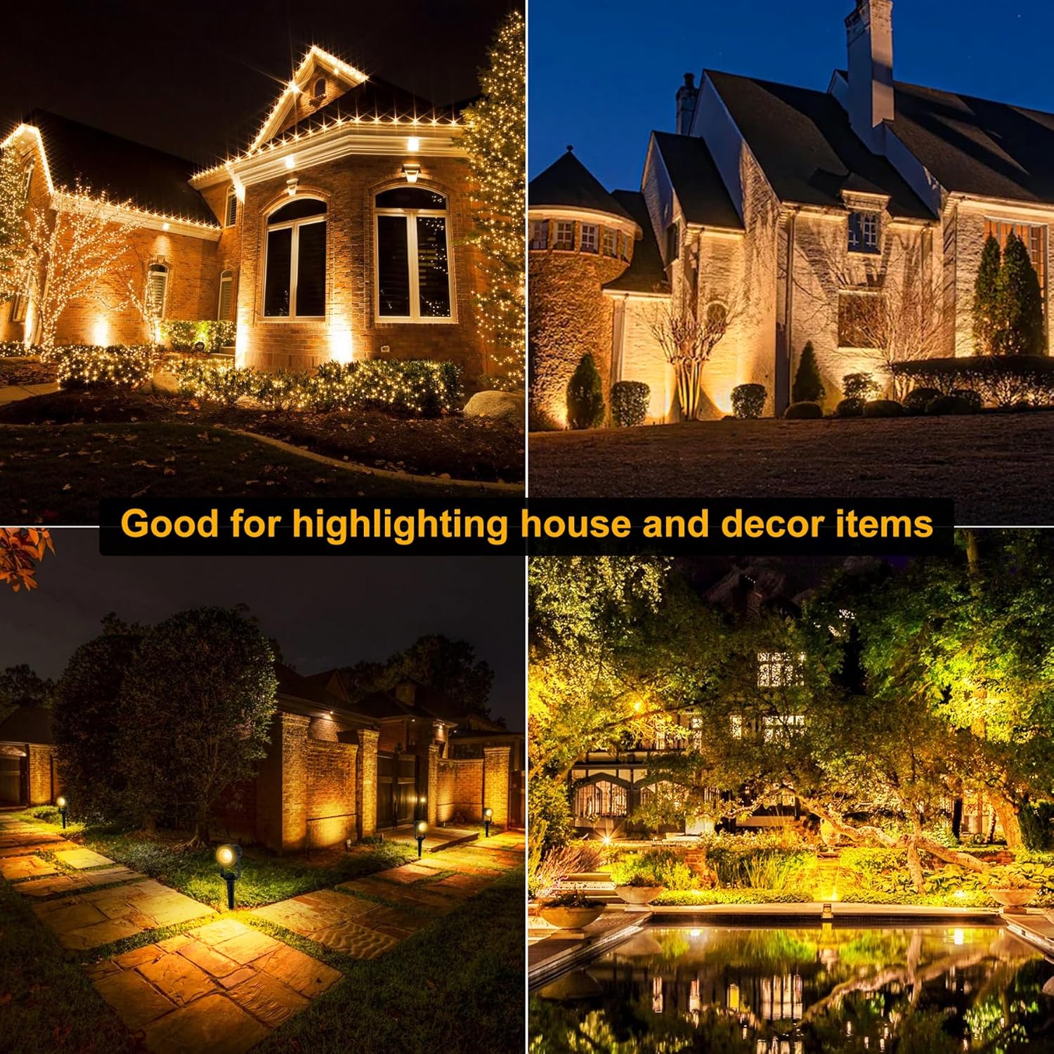 4/6/8 LEDS 3000K projecteur ex - Outdoor Lighting Uk avis et prix