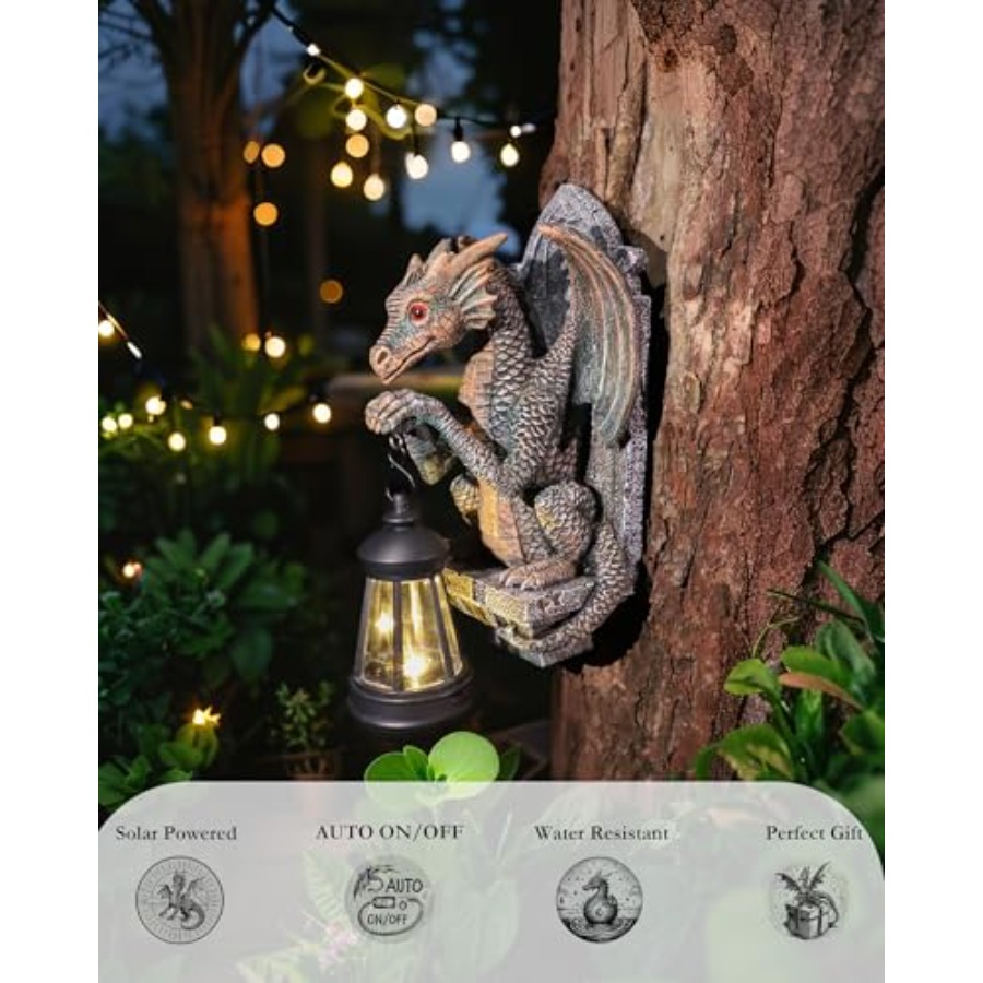 Lanterne solaire en forme de d - Outdoor Lighting On Trees avis et prix