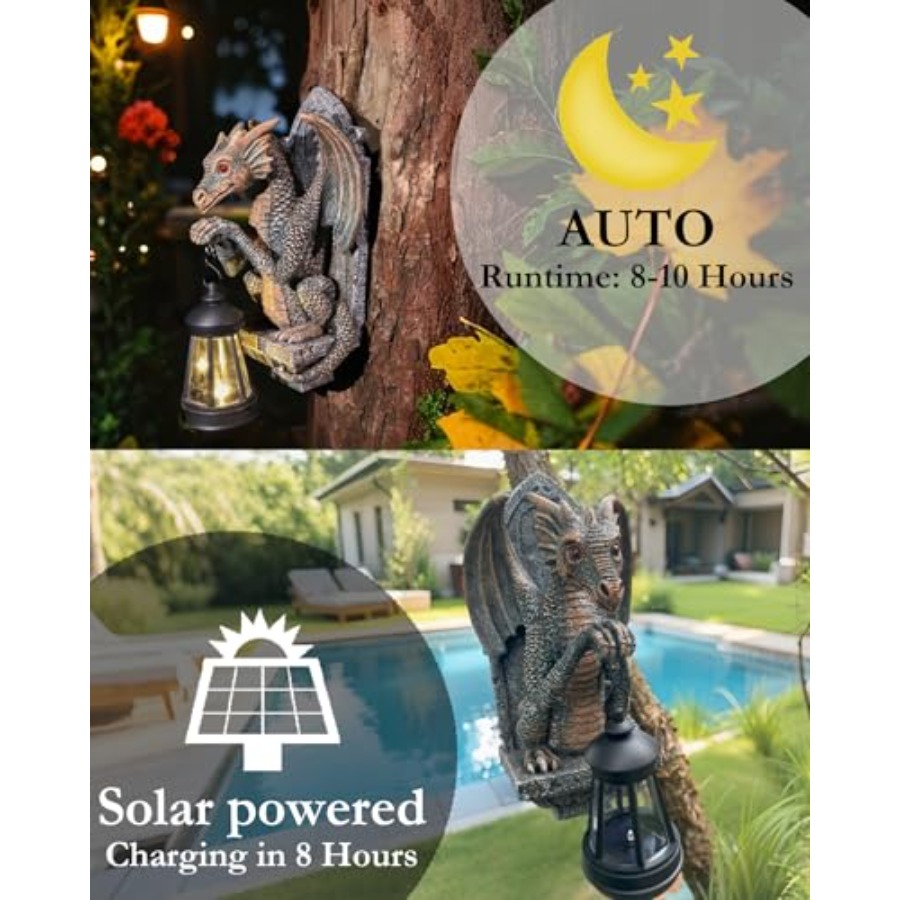 Lanterne solaire en forme de d - Outdoor Lighting On Trees avis et prix