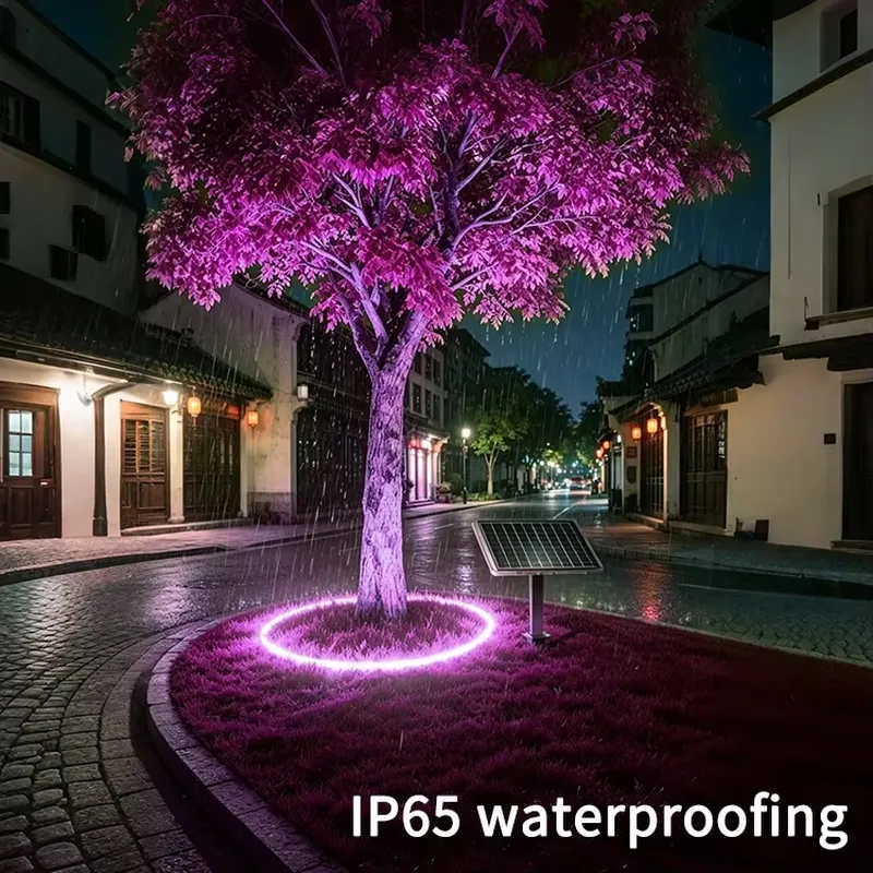 Lampe solaire LED 24W pour ann - Outdoor Lighting On Trees avis et prix