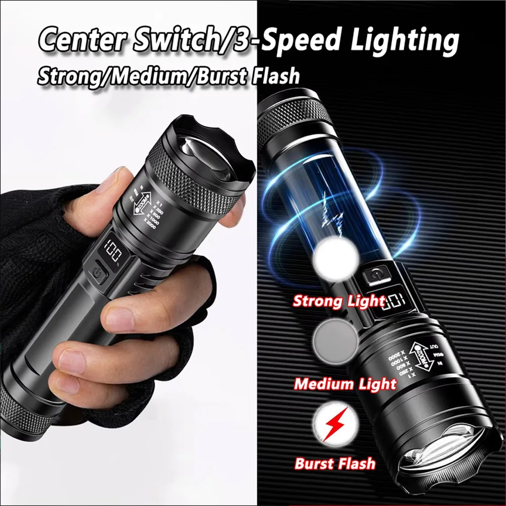 Lampe torche LED rechargeable  - Outdoor Lighting Nearby avis et prix