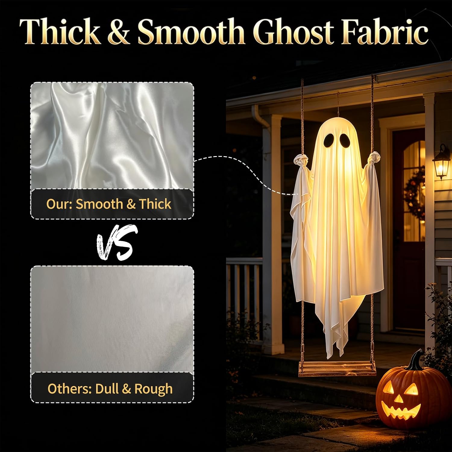Fantôme lumineux d'Halloween s - Outdoor Lighting On Trees avis et prix