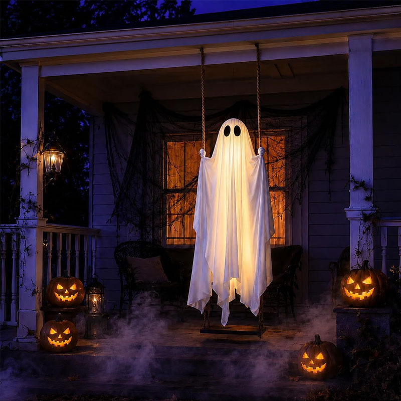 Fantôme lumineux d'Halloween s - Outdoor Lighting On Trees avis et prix